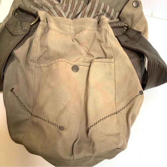 Mike & Chris Vintage Large Shoulder Hobo Bag/Workbag. Two snap side pockets tote - Picture 12 of 13